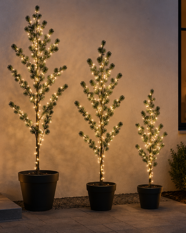 Rene Houtman Kerstboom Pina LED Kunst Groen