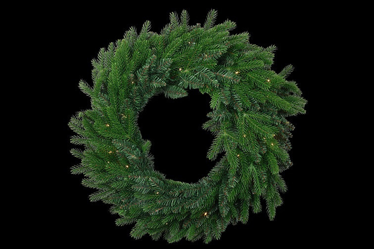 Rene Houtman Krans LED Abia M groen-75x75x5CM