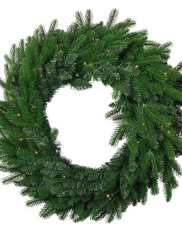 Rene Houtman Krans LED Abia M groen-75x75x5CM