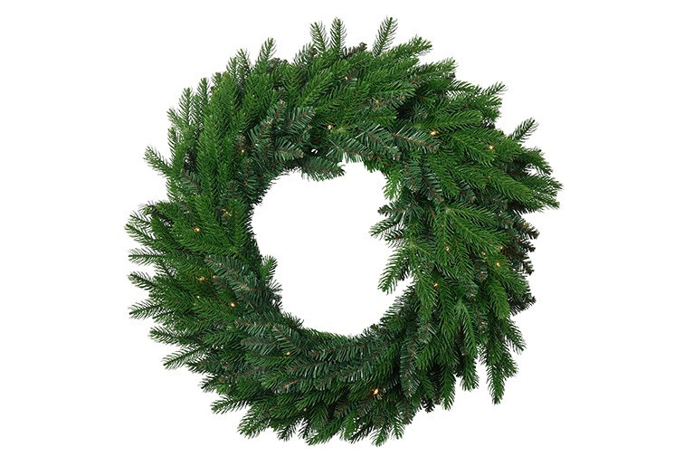 Rene Houtman Krans LED Abia M groen-75x75x5CM