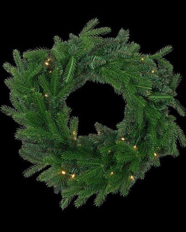 Rene Houtman Krans LED Abia S Groen-60x60x5CM