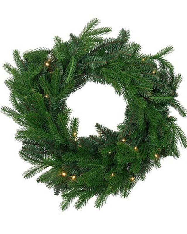 Rene Houtman Krans LED Abia S Groen-60x60x5CM