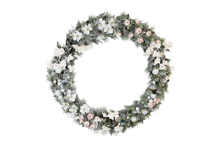 Rene Houtman Krans LED Unique XXXL Rozen Bloemen - 223.5x223.5x33 CM