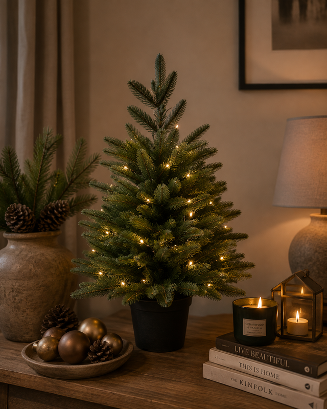 Rene Houtman LED Kerstboom Abia Nordmanniana Glauca - 2 Maten