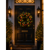 Krans Roby LED Kerst Rood Kerstballen - 3 Maten