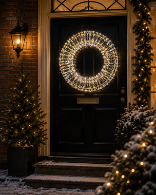 Rene Houtman Krans Magie LED Iriserend Helder - 90 & 70 CM Rond