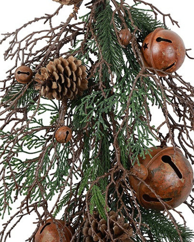 Rene Houtman Festoen Bel Betula Picea Groen - 9x35x70CM