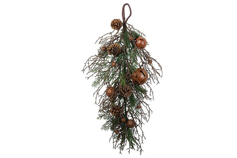 Rene Houtman Festoen Bel Betula Picea Groen - 9x35x70CM
