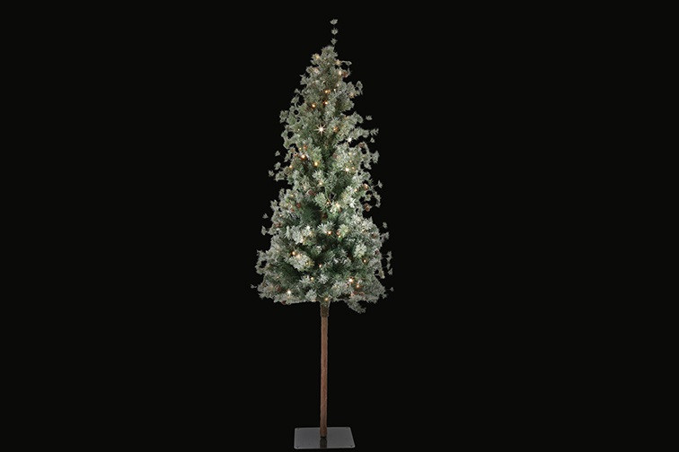 Rene Houtman LED Kerstboom Op Stam Abia Concolor Groen/Sneeuw - 3 Maten