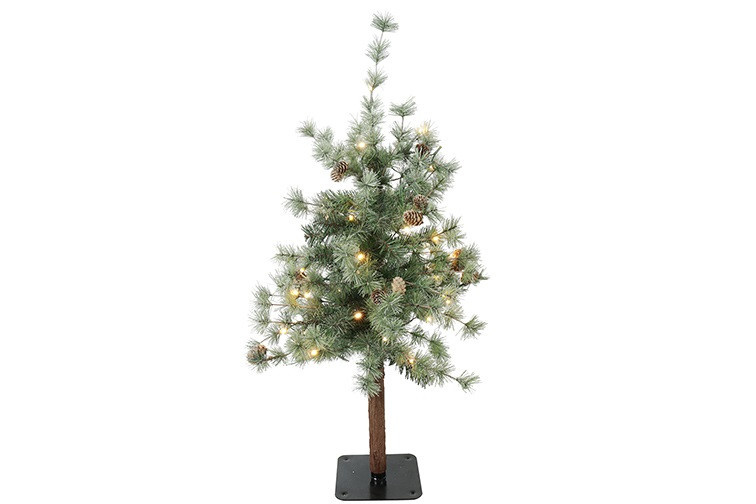 Rene Houtman LED Kerstboom Op Stam Abia Concolor Groen/Sneeuw - 2 Maten