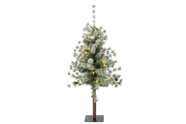 Rene Houtman LED Kerstboom Op Stam Abia Concolor Groen/Sneeuw - 2 Maten