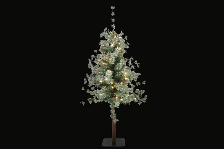 Rene Houtman LED Kerstboom Op Stam Abia Concolor Groen/Sneeuw - 2 Maten