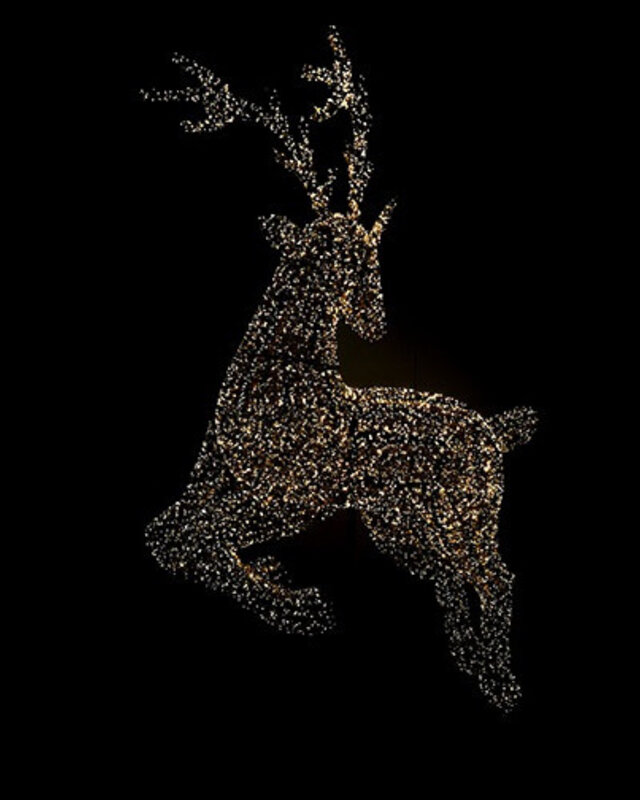 Rene Houtman Hert Nester XXXL LED Op Voet Tuin - 337 x 204 x 66 Cm