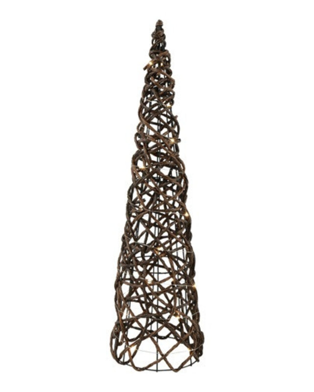 Rene Houtman LED Kerstboom Kegel Vero Bruin - 4 Maten