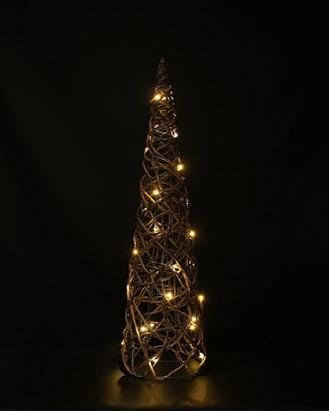 Rene Houtman LED Kerstboom Kegel Vero Bruin - 4 Maten