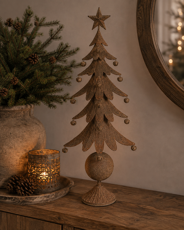 Rene Houtman Ornament Kerstboom Safa roest-25x12,5x65CM