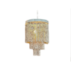 Hanglamp Goos Kralen Hout Wit/Beige - 3 Maten
