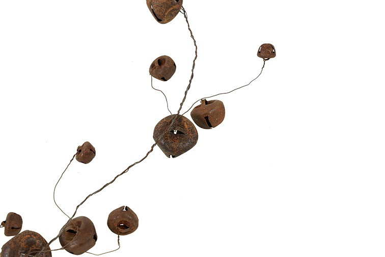 Rene Houtman Guirlande Belletjes Roest-115x4x4CM