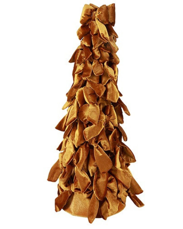 Rene Houtman Strik Kerstboom.bruin-60x20,5x60CM