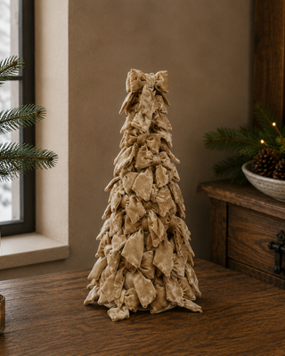 Rene Houtman Strik Kerstboom Bruin-60x20,5x60CM