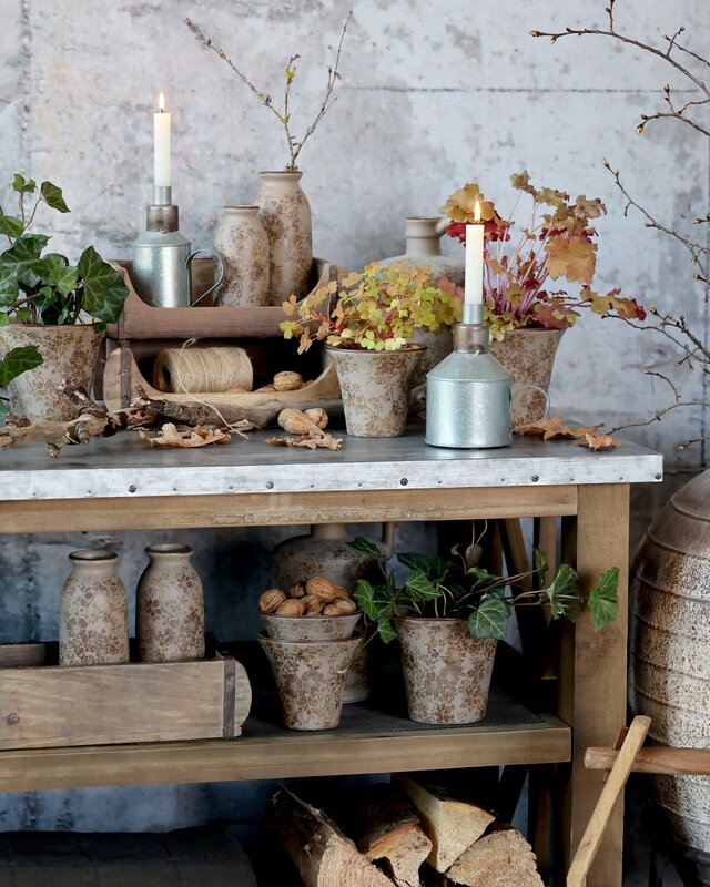 Rene Houtman Keukeneiland Woods Op Wielen Met Zinken Blad & Schappen - L120xB59.5xH90 Cm