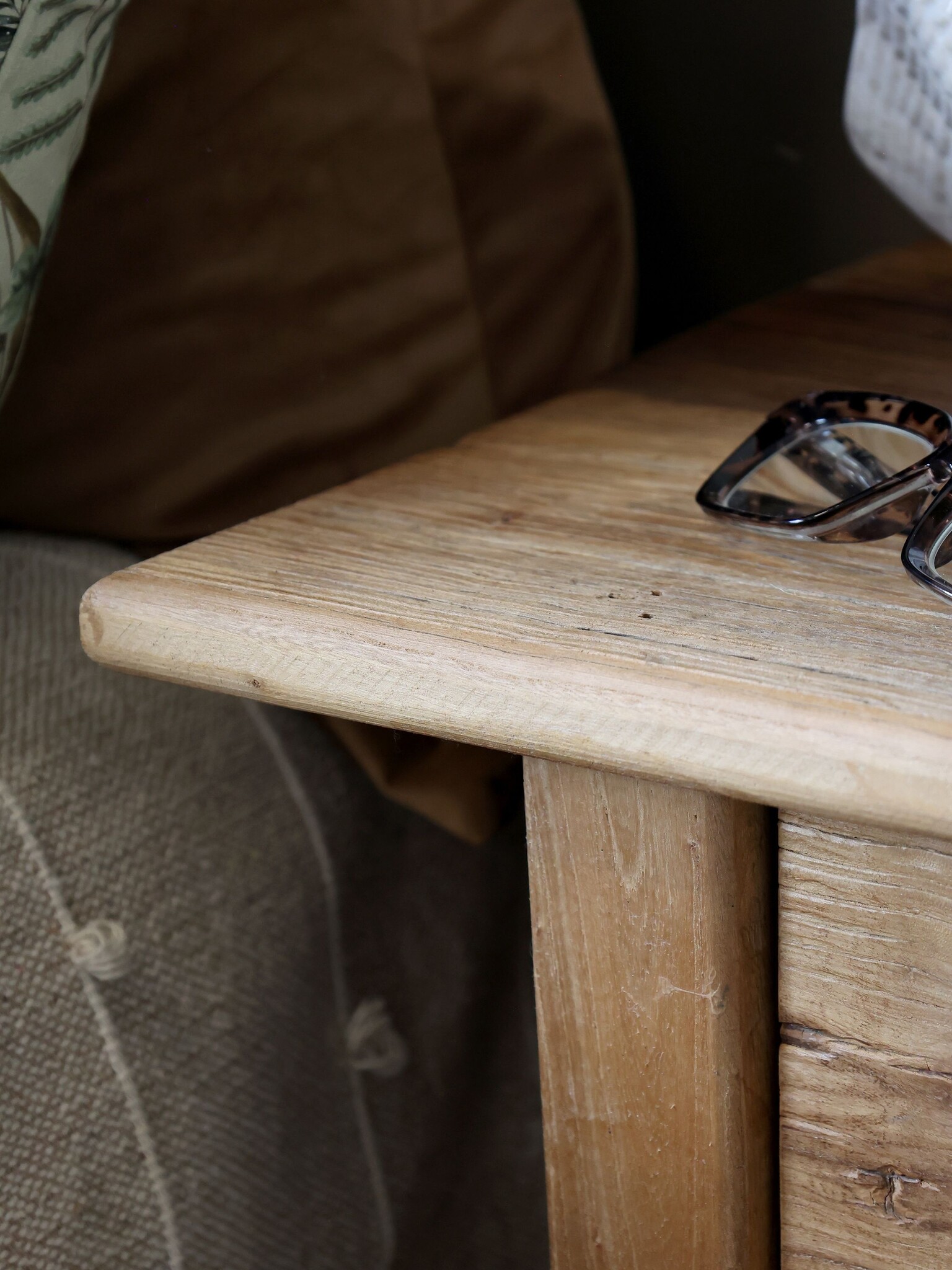 Rene Houtman Nachtkastje Sidetable 1 Lade Hout - B70 x D38 x H64 Cm