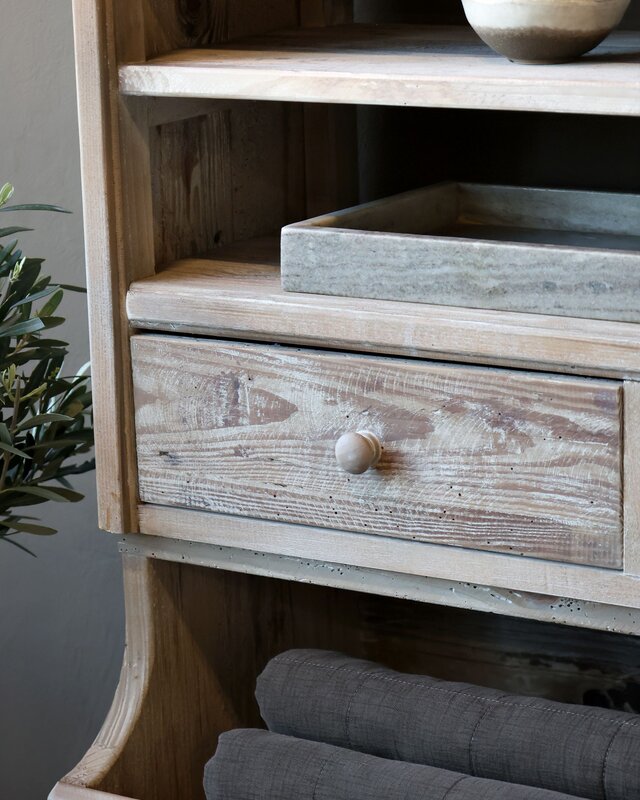 Rene Houtman Stellingkast Bordenkast Hout H222 x B123 x D34 Cm