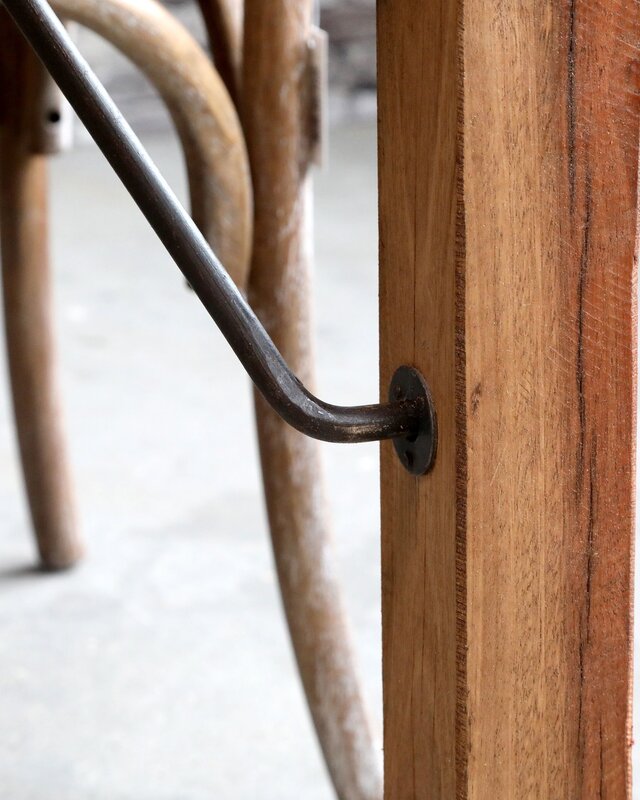 Rene Houtman Marktafel Oud Hout (elke uniek) - L200 x B100 x H78 Cm