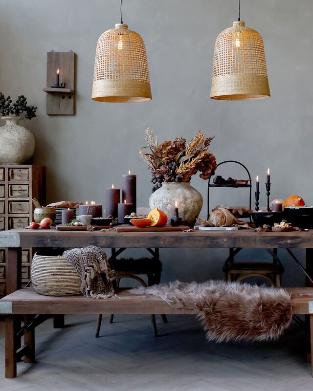 Rene Houtman Marktafel Oud Hout (elke uniek) - L200 x B100 x H78 Cm
