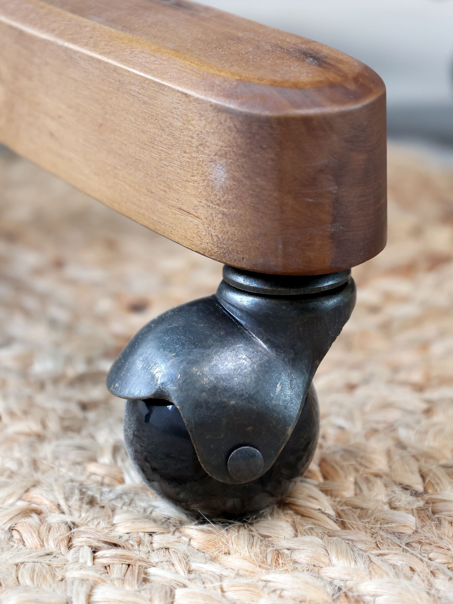 Rene Houtman Bureaustoel Frans Wieltjes Hout Met Vlechtwerk - H92 x B62 x D62 Cm