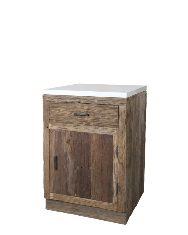 Rene Houtman Keukenmodule 3 - Woods - 1deur, 1 lade - H97 x B60 x D60 Cm