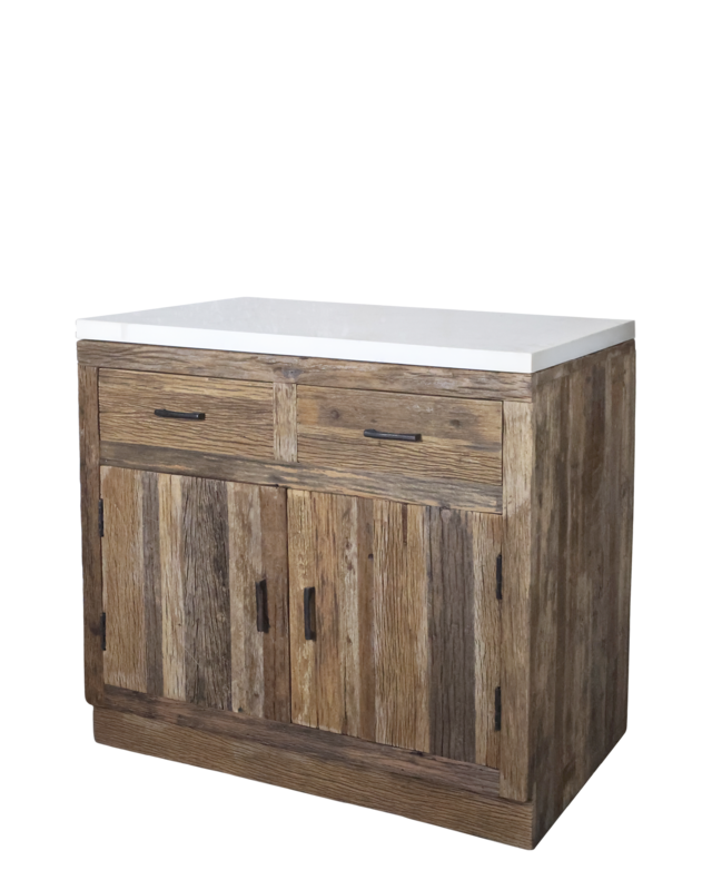 Rene Houtman Keukenmodule 4 - Woods - 2 Lades 2 Deurs - H97 x B95 x D60 Cm