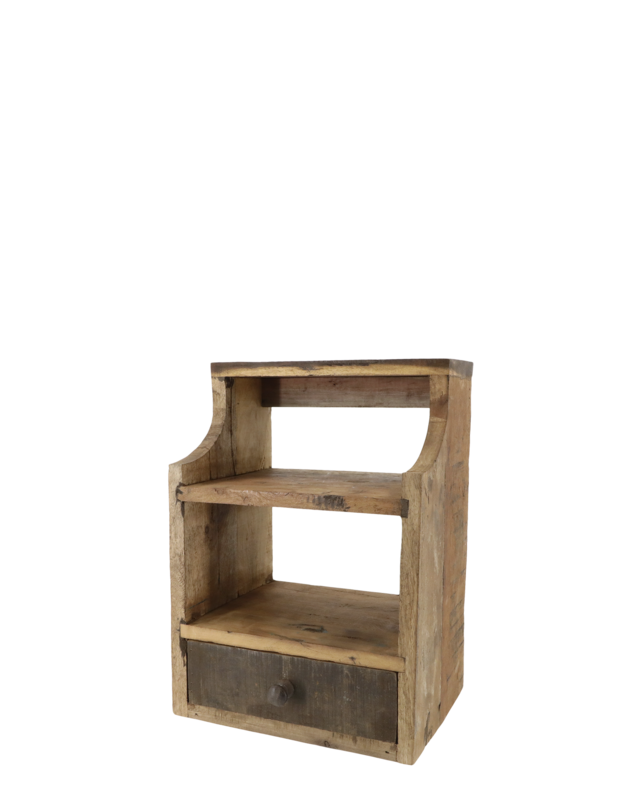Rene Houtman Wandkastje Woods Keukenrek Met Lade - H43 x B30 x D23 Cm