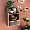 Wandkastje Woods Keukenrek Met Lade - H43 x B30 x D23 Cm