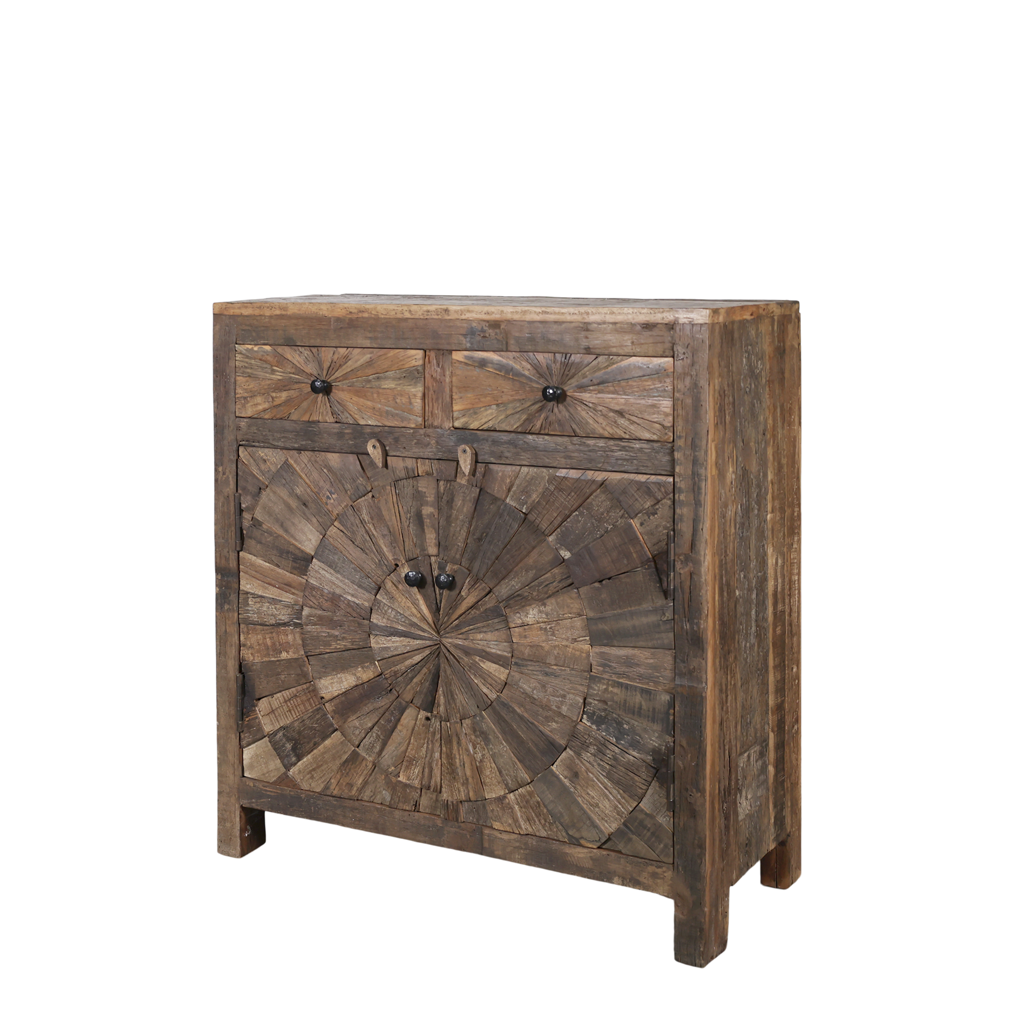 Rene Houtman Opbergkast Woods 2 Lades 2 Deurtjes - H100 x B90 x D41 Cm
