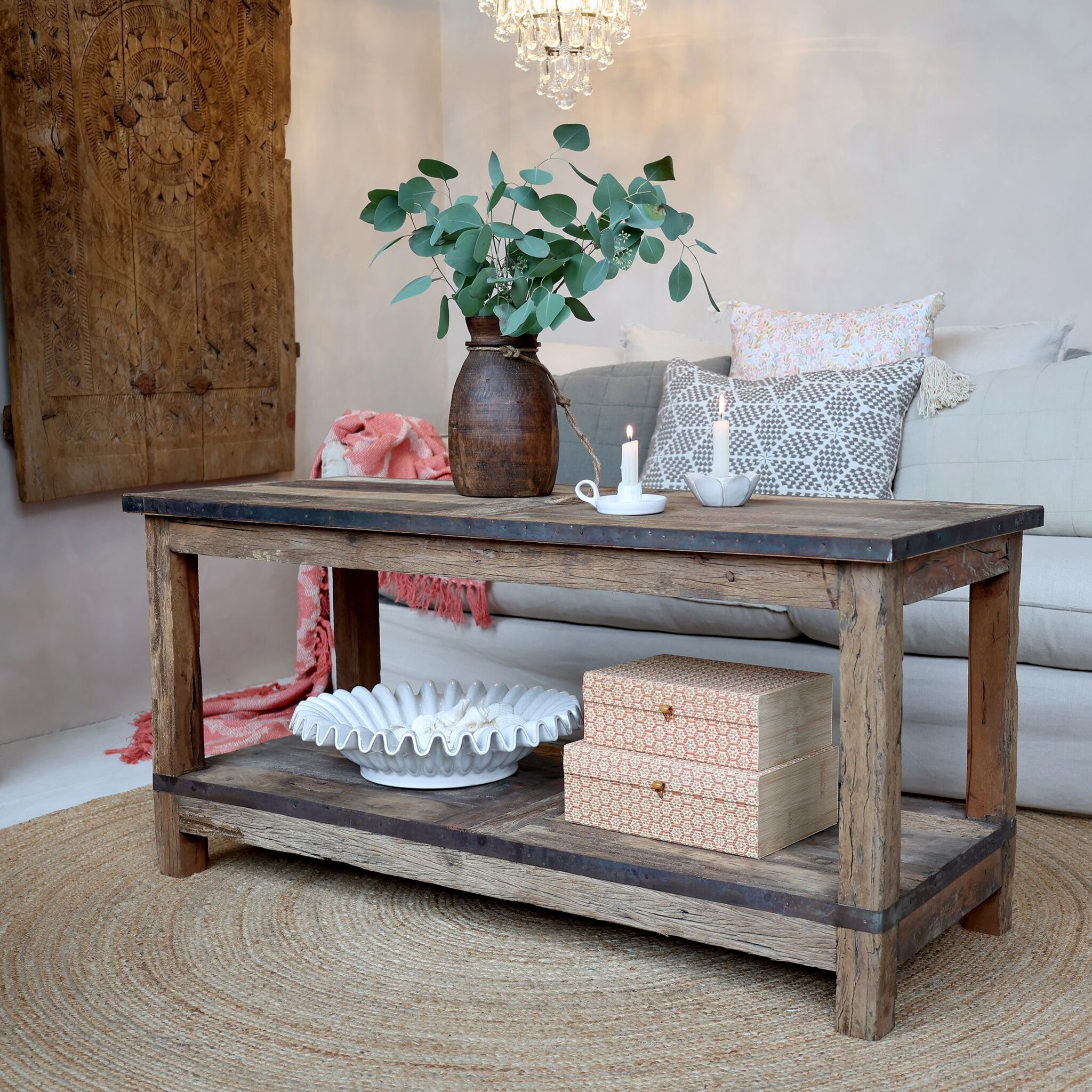 Rene Houtman Salontafel Woods Teakhout H56 x B123 x D49 Cm