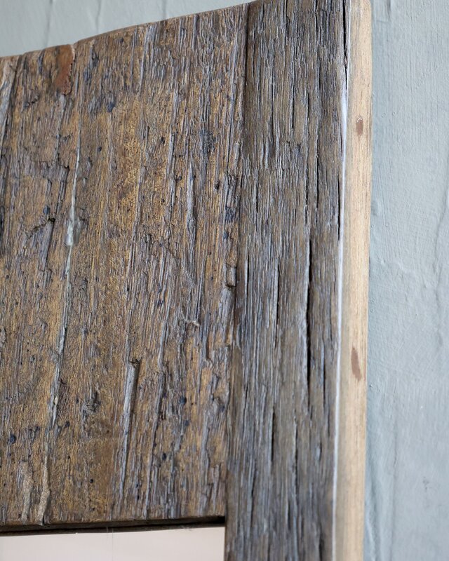 Rene Houtman Spiegel Wand Woods Teakhout - H122 & H147 Cm - Keuzemenu