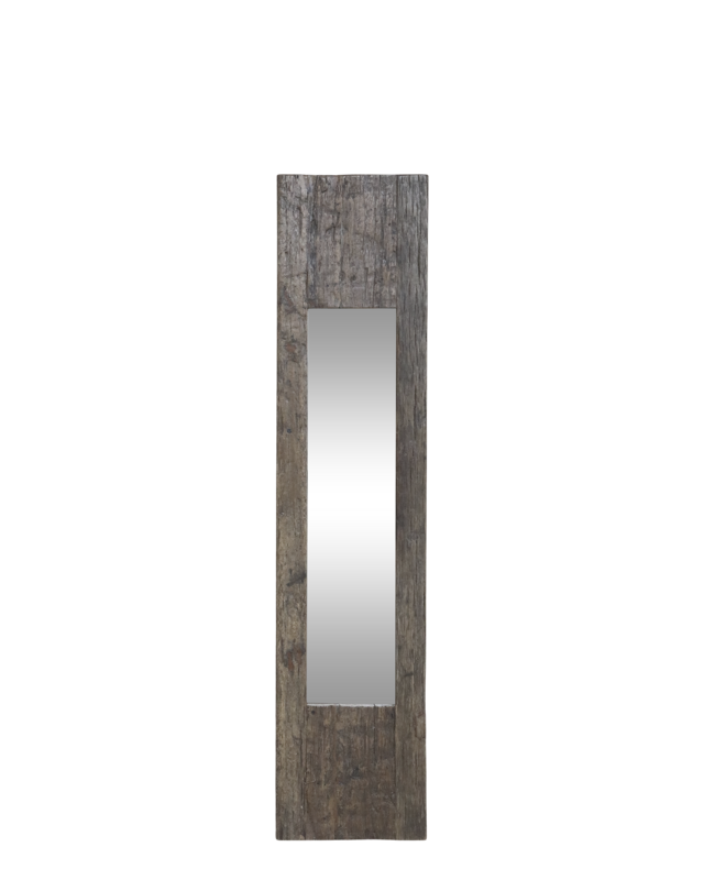 Rene Houtman Spiegel Wand Woods Teakhout - H122 & H147 Cm - Keuzemenu