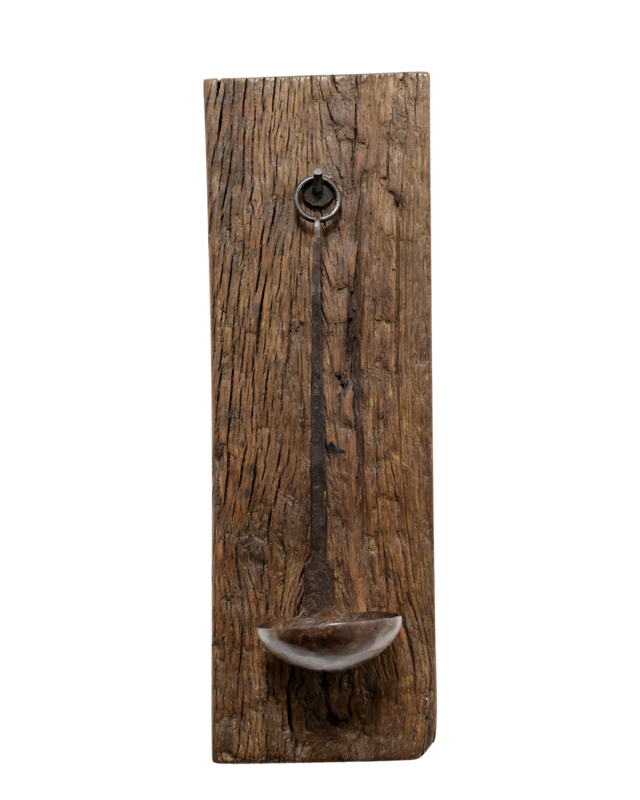 Rene Houtman Kandelaar Kaarshouder Woods Wanddecoratie - H46 x B15 x D2 cm