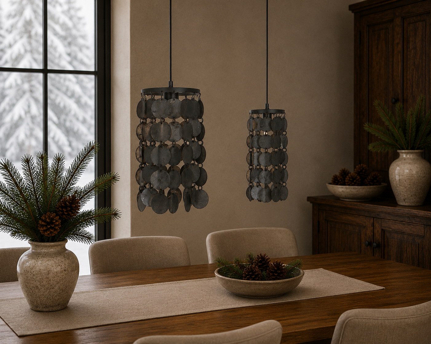 Rene Houtman Hanglamp Daimy Black - 2 Maten