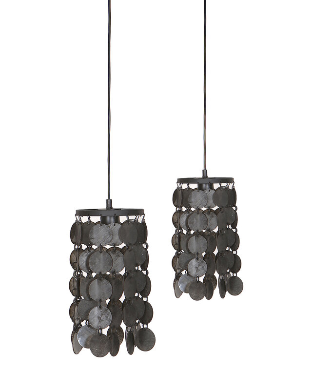 Rene Houtman Hanglamp Daimy Black - 2 Maten