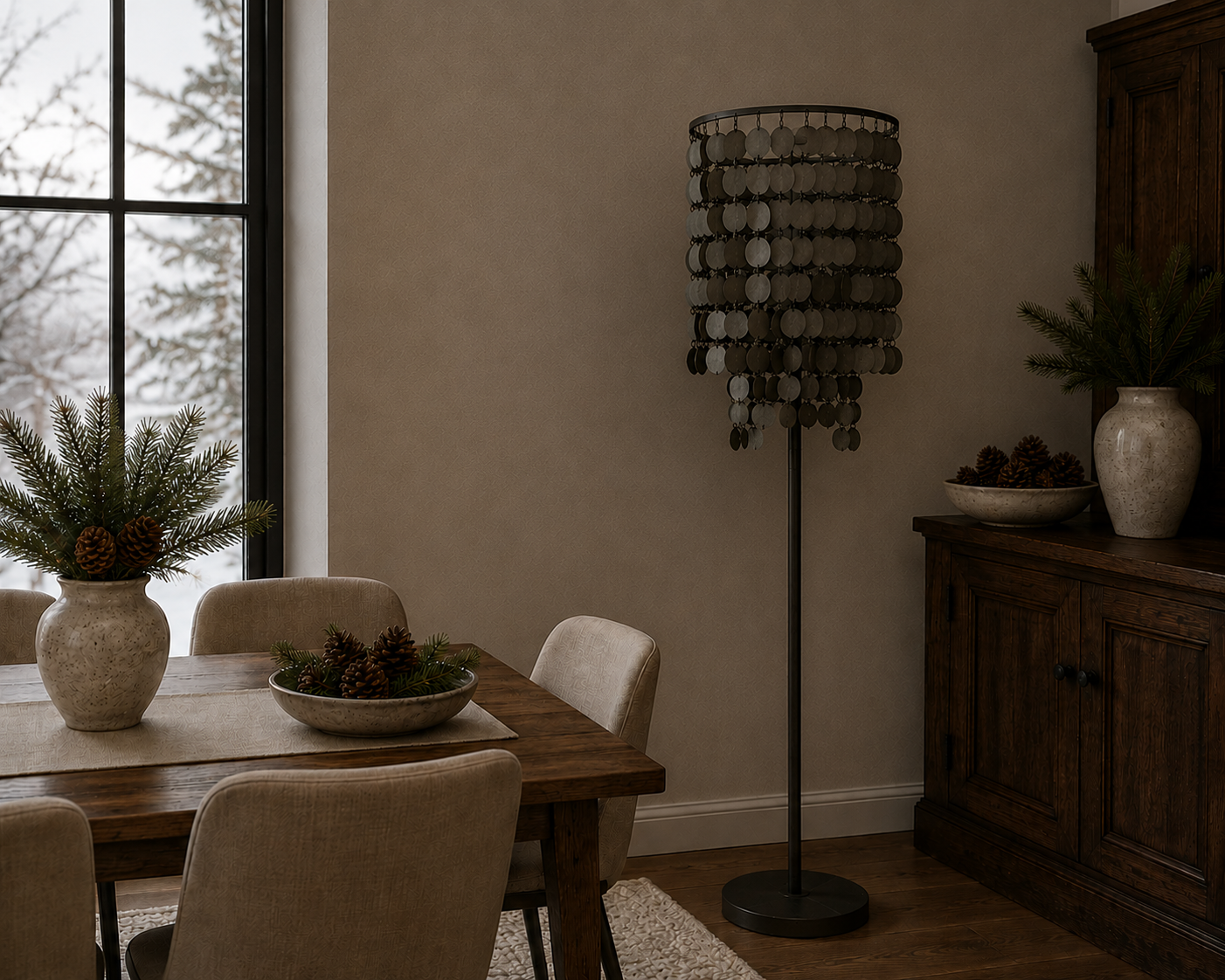 Rene Houtman Vloerlamp Daimy Black - 150 cm