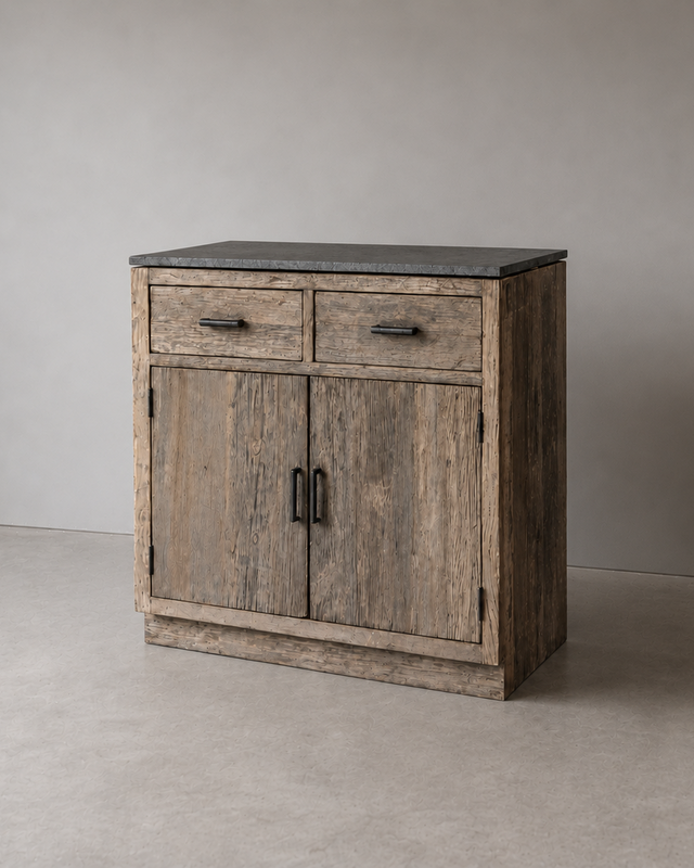 Be-Uniq Smalle 2-Deurs 2-Lade Kast | K003