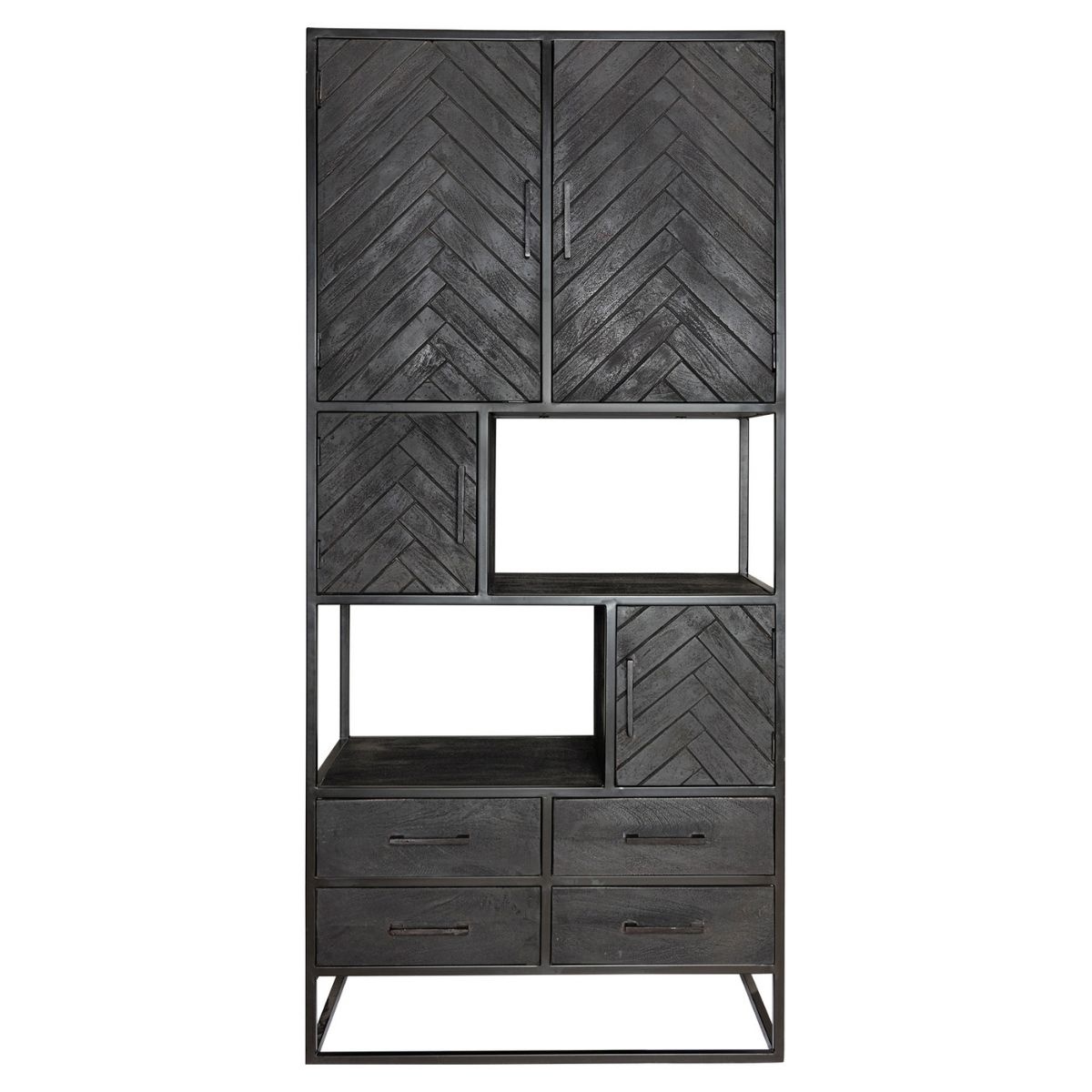 Starfurn Vakkenkast New York | Mangohout | 200x90x45 cm