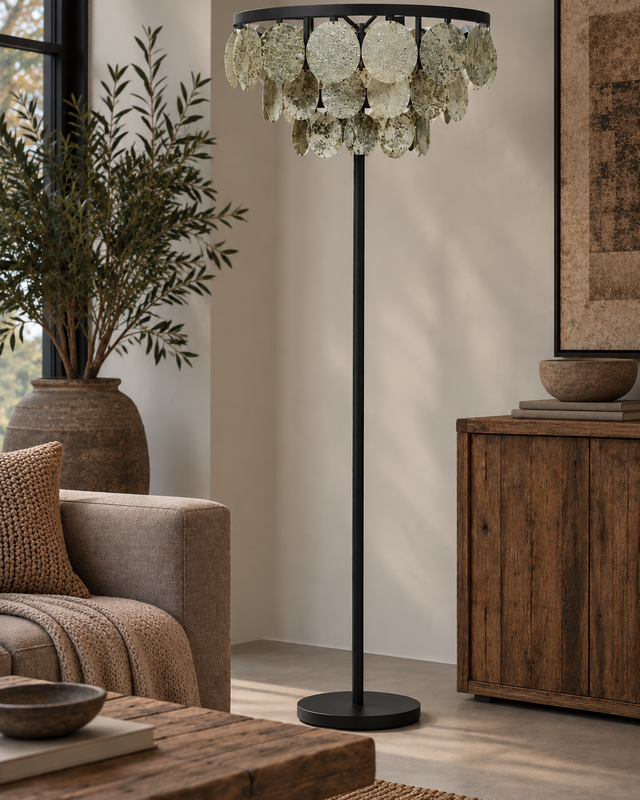 Rene Houtman Vloerlamp Fenno Schijf Ø 50 x 150.00 cm