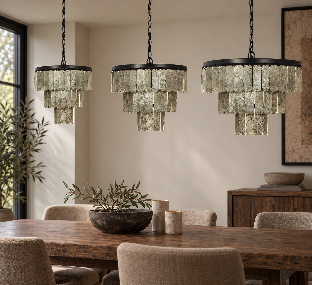 Rene Houtman Hanglamp Fenno Lamel - 3 Maten