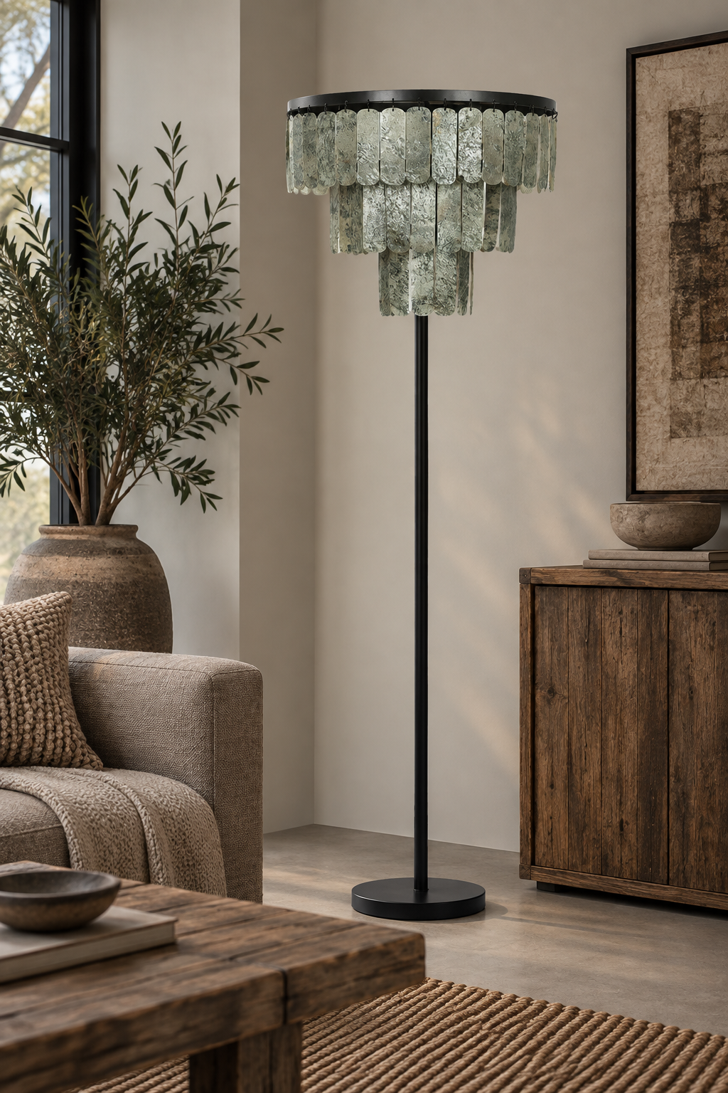 Rene Houtman Vloerlamp Fenno Lamel Ø 50 x 150 cm