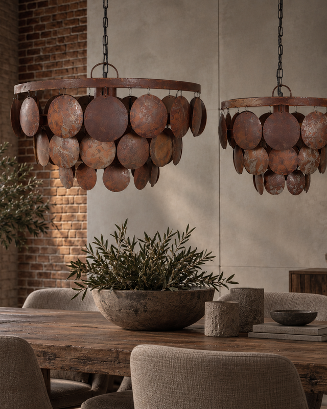 Rene Houtman Hanglamp Bruno Roest Schijf - 2 Maten