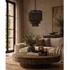 Hanglamp Goos Kraal Hout Black Ø 60 cm x 60cm