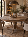 Rene Houtman Eetkamertafel Rond Hout Bruin Ø140 x H78